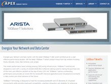 Tablet Screenshot of 10gbasetswitch.com